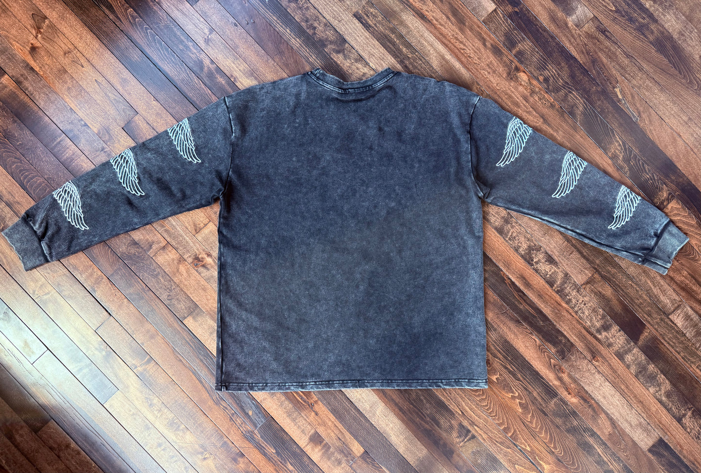 Triple Wing Long Sleeve – Vintage Black